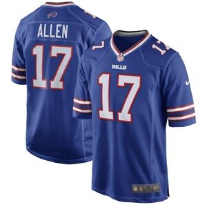 Nike Blue Football Jersey Josh Allen